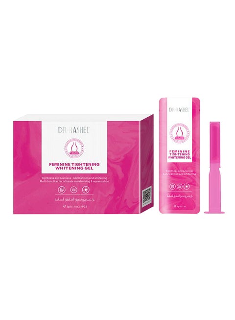 Pack Of 3 Feminine Whitening Tightening Gel Pink 3ml