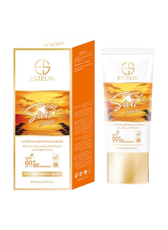 ESTELIN - Hydrating Repair Sun Cream Spf 60+ Multicolour 60ml - Image 1