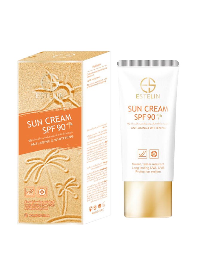 Anti-Aging & Whitening Sun Cream SPF 90 Multicolour 60ml - v1612174495/N43797664A_1