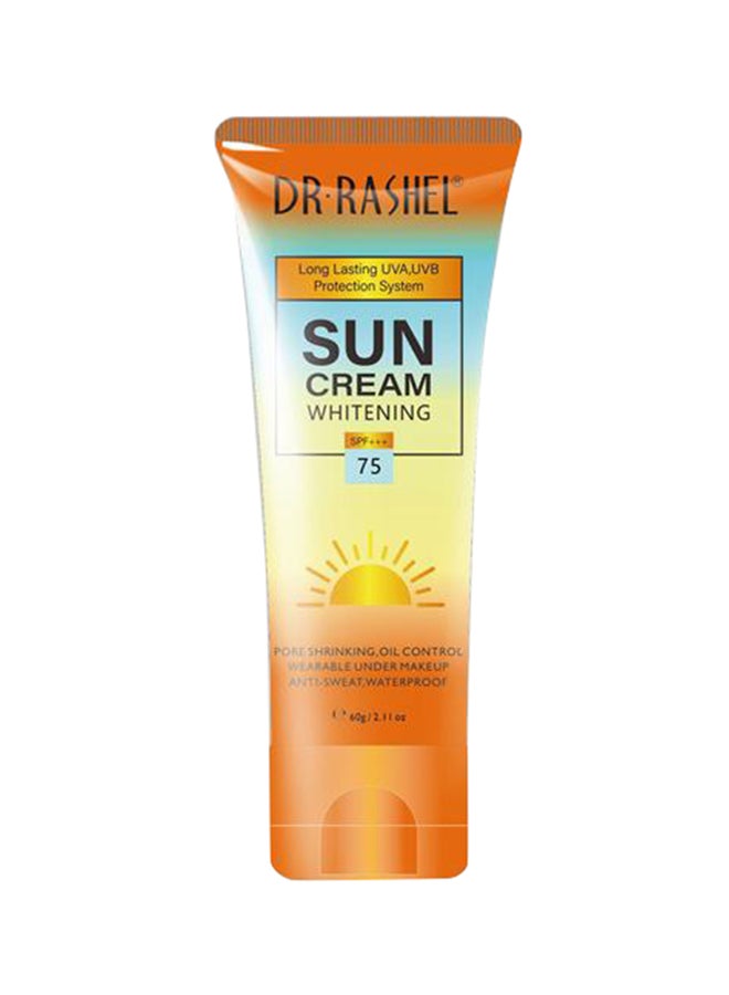DR. RASHEL - Whitening & Moisturizing Sun Protect Cream Spf 75 Multicolour 60grams - Image 1