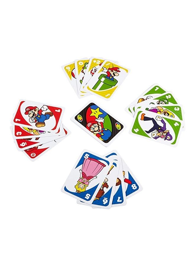 UNO Card Game Super Mario Theme 11.6 x 9 x 1.9cm  - Image 2