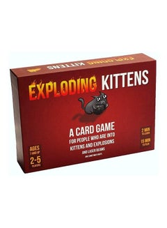 Funny Card Game Exploding Kitten Red Version 16.1 x 11.2 x 3.9cm