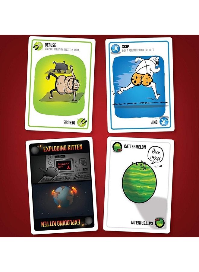 Generic - Funny Card Game Exploding Kitten Red Version 16.1 x 11.2 x 3.9cm - Image 1