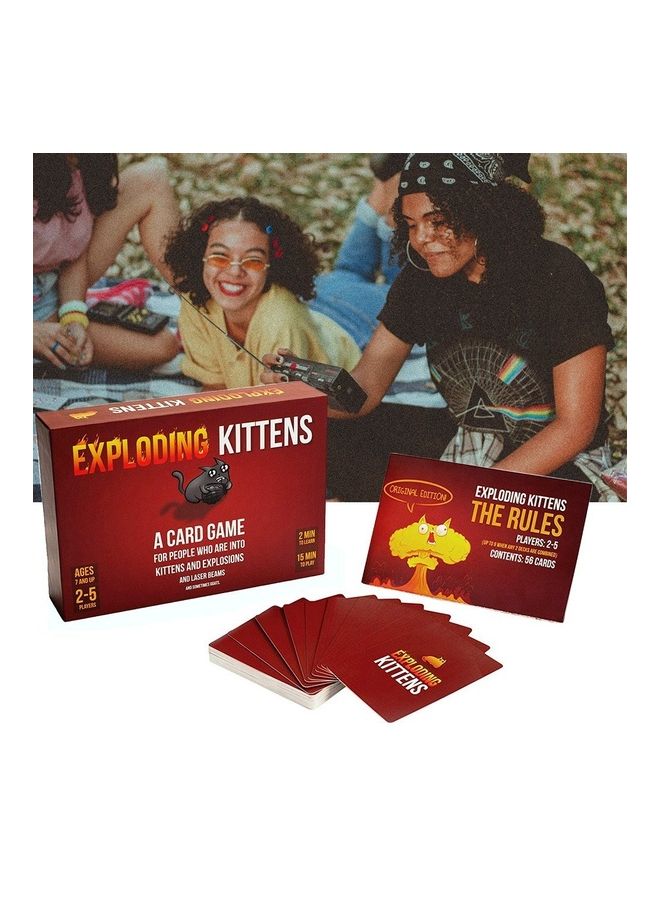 Generic - Funny Card Game Exploding Kitten Red Version 16.1 x 11.2 x 3.9cm - Image 1