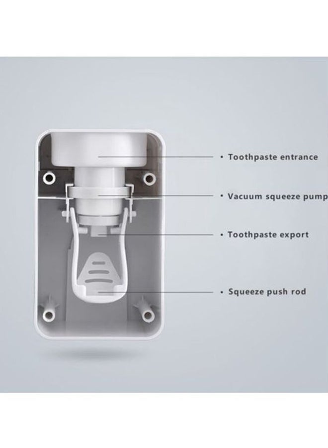 Beauenty Automatic Toothpaste Dispenser Grey 7x11x6cm - Image 4