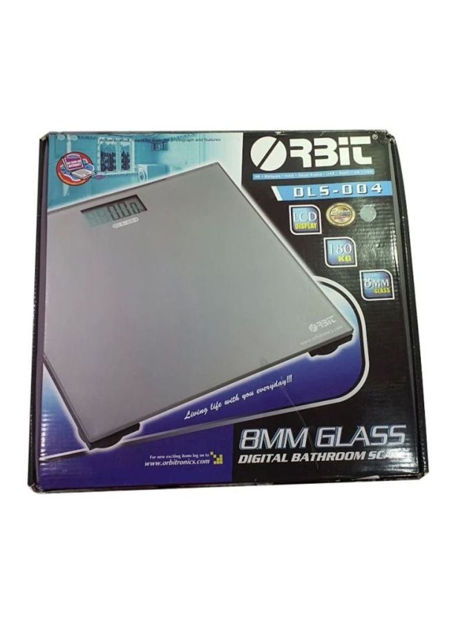 ORBIT Glass Digital Scale Silver/Grey 35.5x34cm - Image 2