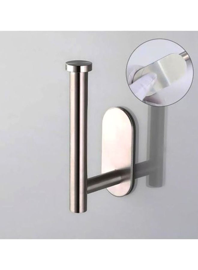 Beauenty - Stainless Steel Toilet Paper Holder silver 15x5cm - Image 1