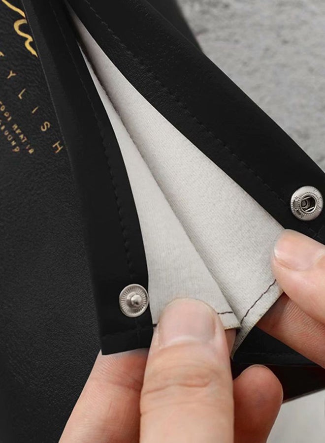 Falpro Leather Tissue Storage Box Black 20x12x11cm - Image 2