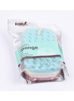 Foam Bath Shower Sponge Blue/Yellow/Brown 20x10x6cm - v1612183345/N32140568A_2