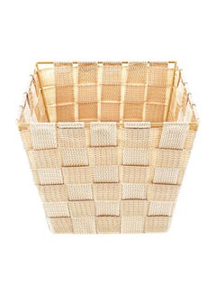 هوم بوكس سلة بحزام - 19x19 سم بيج 19x19x16سم  - Image 1