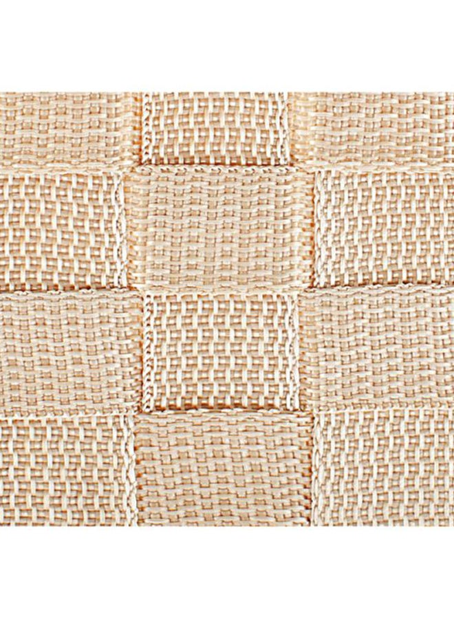 Home Box Strap Basket Beige 19x19x16cm  - Image 4