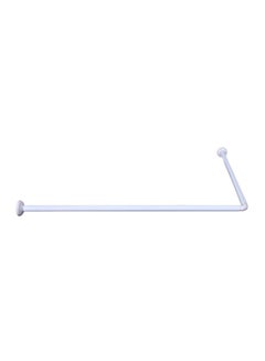 PAN emirates Lilia Adjustable Shower Curtain Rod White 90x90cm  - Image 2