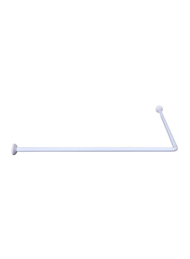 PAN emirates Lilia Adjustable Shower Curtain Rod White 90x90cm  - Image 2