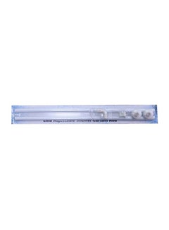 PAN emirates Lilia Adjustable Shower Curtain Rod White 90x90cm  - Image 3
