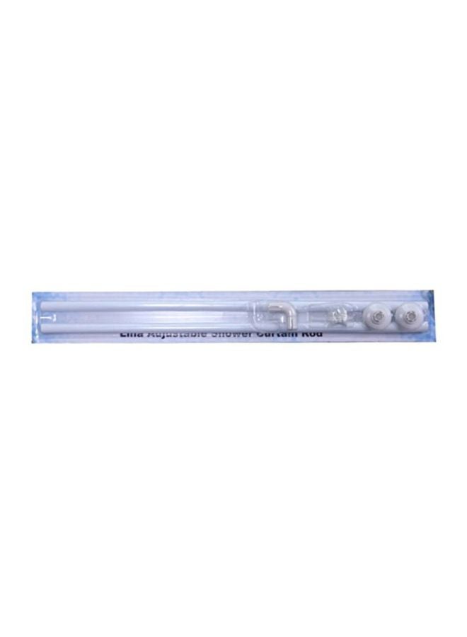 PAN emirates Lilia Adjustable Shower Curtain Rod White 90x90cm  - Image 3