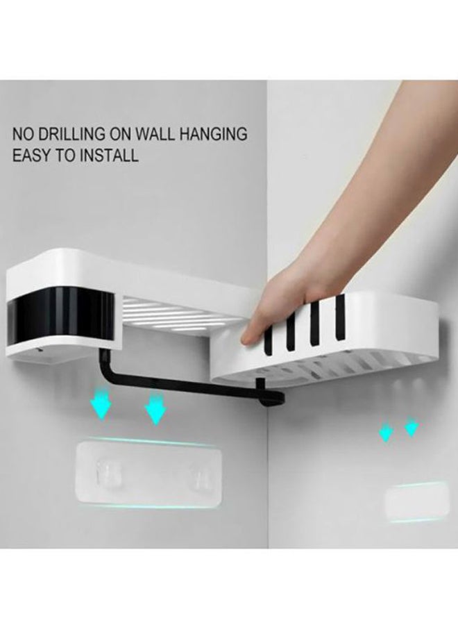 Beauenty Plastic Bathroom Shelf 34x8x11cm - Image 2