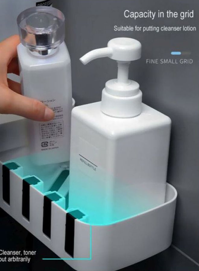 Beauenty Plastic Bathroom Shelf 34x8x11cm - Image 3