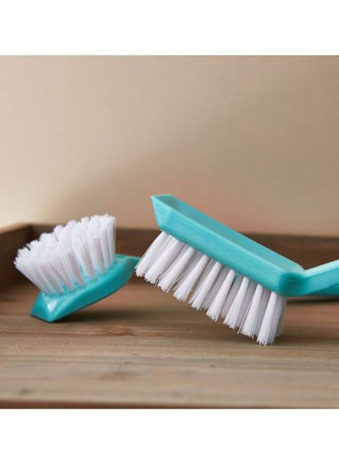 هوم بوكس طقم فرشاة تنظيف عميق متعددة الاستخدامات من ألينا - 4 قطع أزرق/ أبيض - Image 2