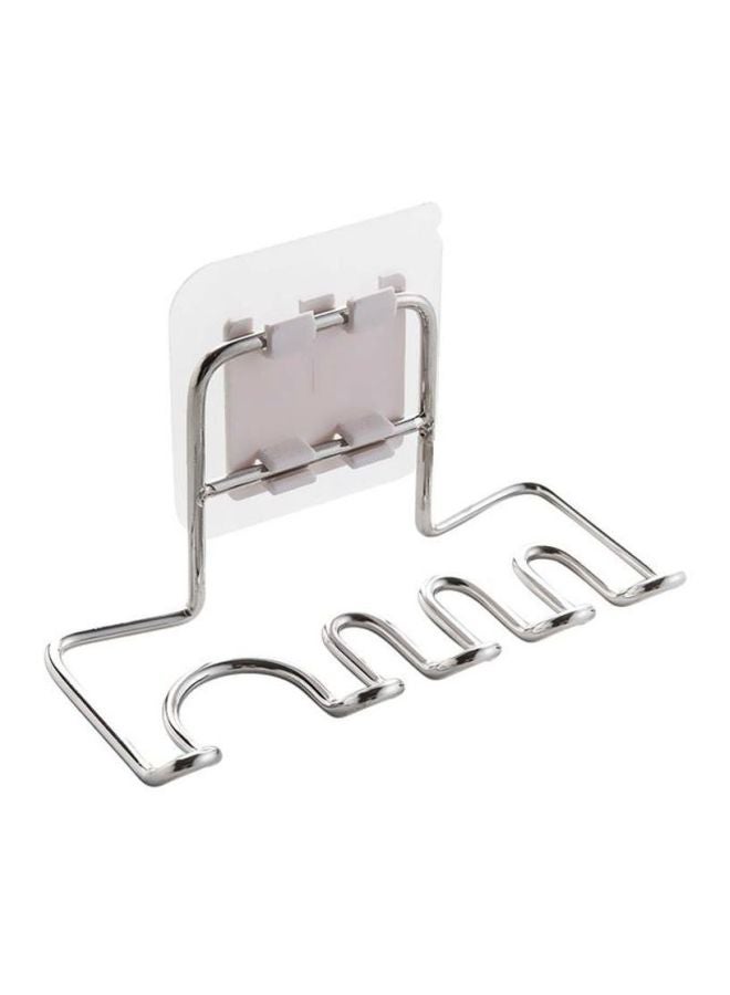 Beauenty Wall Mounted Toothbrush Holder Silver 11.8x5.3cm - Image 1