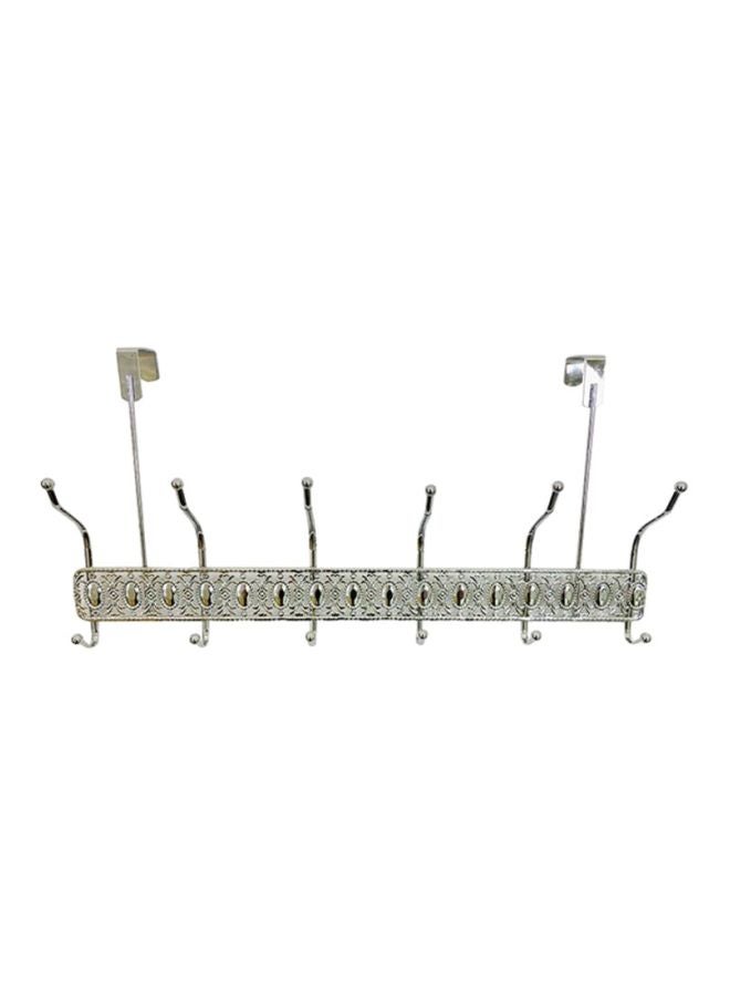 ALMUFARREJ Door Hook Hanger Silver 55cm 
