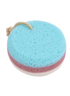 Home Concept Foam Shower Sponge Blue/Red/Beige 20x5x18cm  - Image 1
