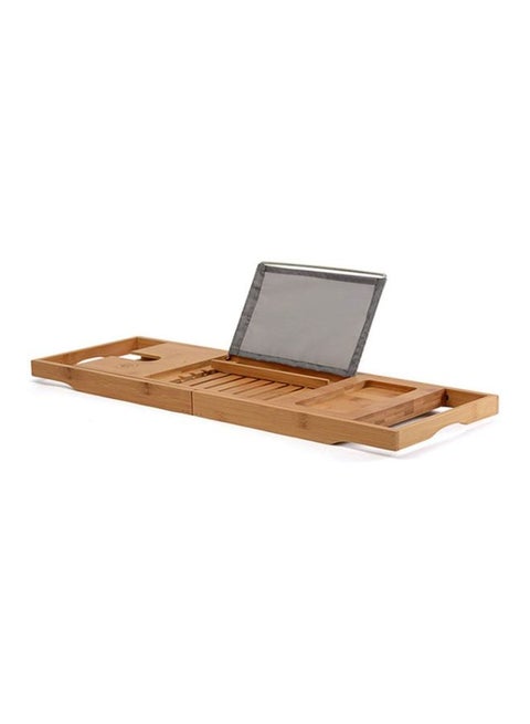 Bathtub Caddy Tray Brown 27.5x8.8x1.5inch