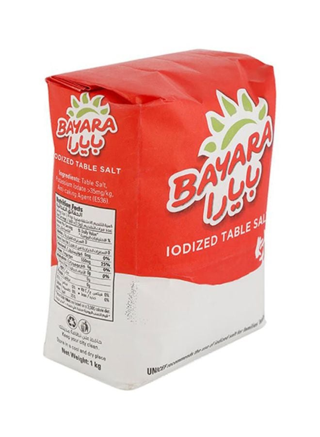 Bayara Iodized Table Salt 1kg - Image 2
