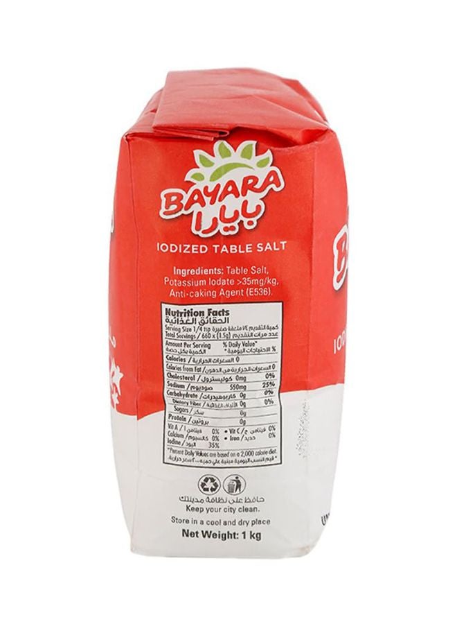 Bayara Iodized Table Salt 1kg - Image 3