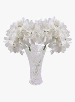 Bluelans Artificial Hydrangea Party Flower White 33cm  - Image 2