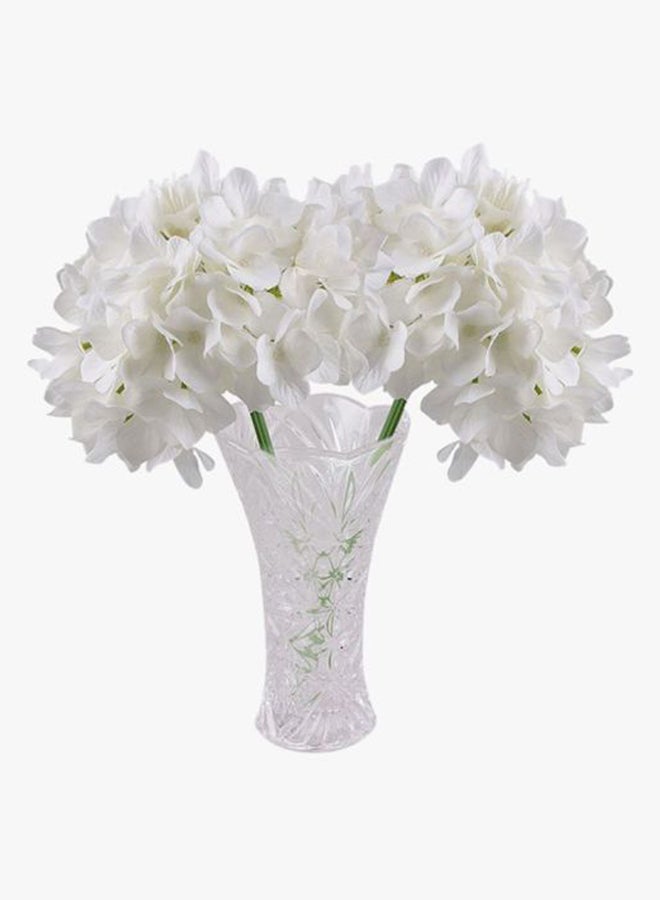 Bluelans - Artificial Hydrangea Party Flower White 33cm - Image 1