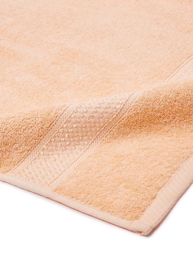 White Rose 6-Piece Towel Set (Bath Towel + Hand Towel + Guest Towel + Baby Towel + 2 Face Towel), Cotton, 500 GSM Peach Bath Towel (70x140), Hand Towel (50x100), Guest Towel (40x60), Baby Towel (30x50), 2xFace Towel (30x30)cm - Image 3