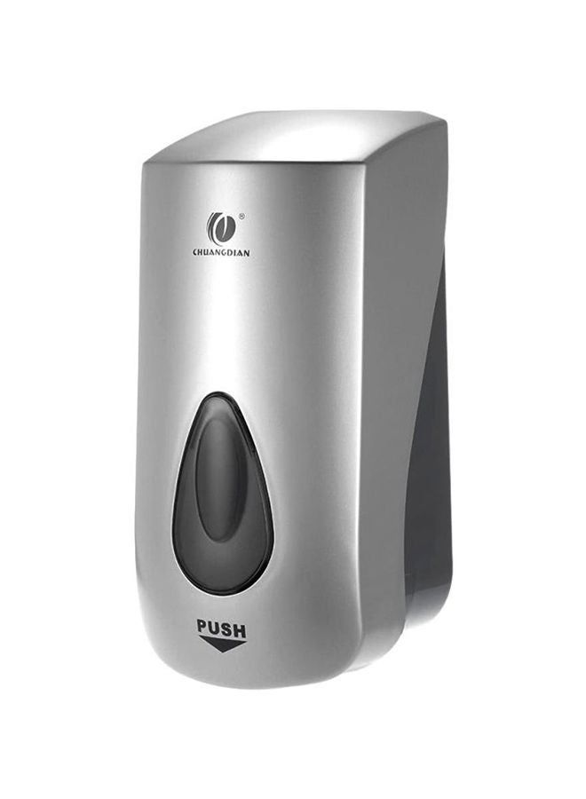 ANSELF Chuangdian Wall Mounted Soap Dispenser Silver/Black 26x11.5x12cm - Image 1