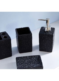 Home Box 4-Piece Ceramic Bath Set Black/Silver  - Image 4
