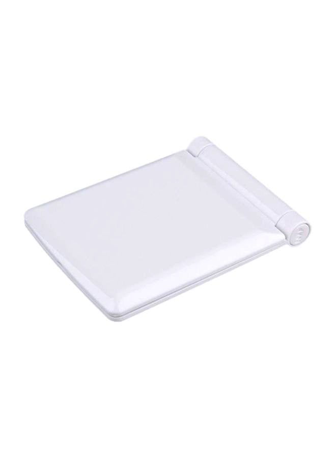 OUTAD LED Folding Makeup Mirror White 110x11x85mm - Image 3