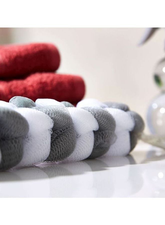 Home Box Back Bath Scrubber Grey/White 28x5cm - Image 2