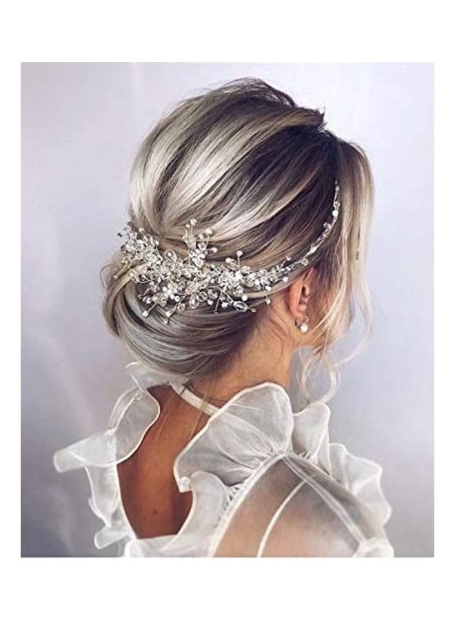 Crystal Headband Silver