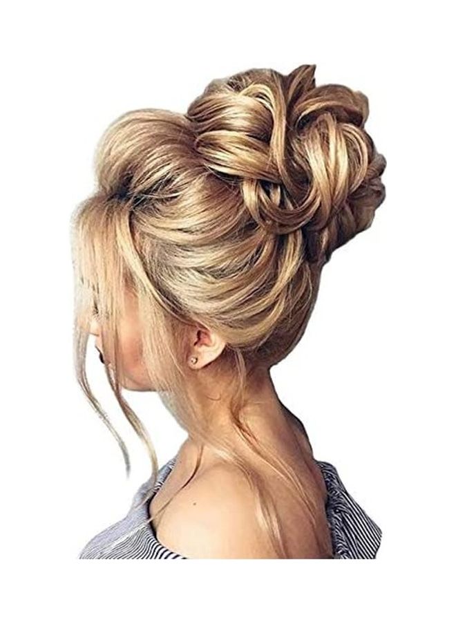 فوت وصلة شعر مستعار سكرانشي بني 8بوصة