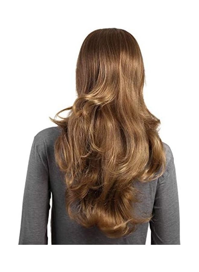 ون دور باروكة شعر مجعدة بني 23بوصة