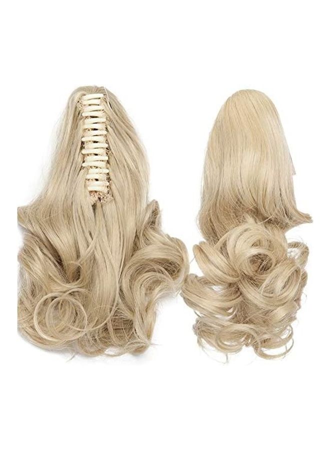 S-noilite - Wavy Clip-In Hair Extension Beige 14inch - Image 1
