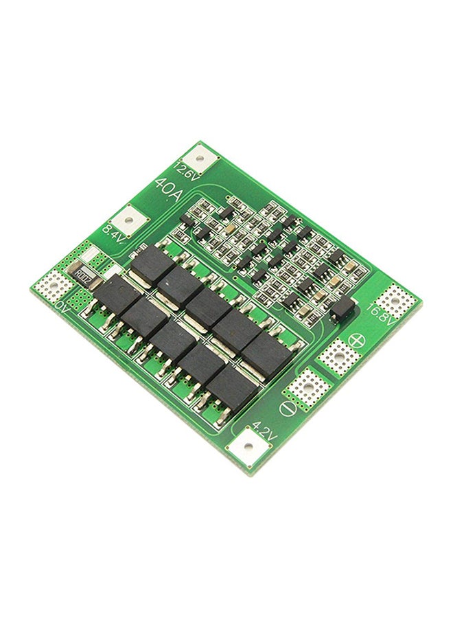 3S 40A 11.1 12.6V Lithium Battery Charging Module PCB BMS Protection Board 10x5cm Green