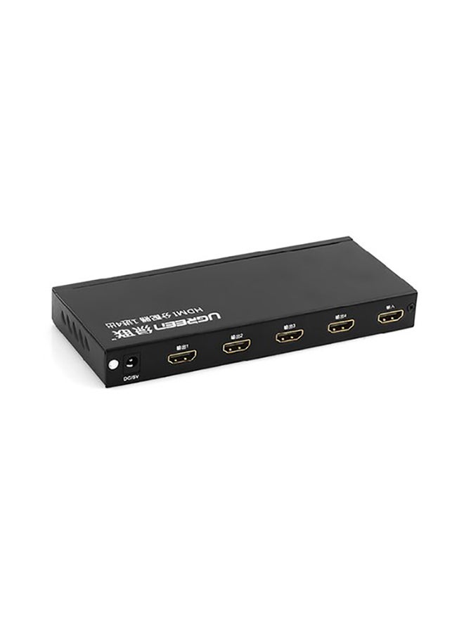 Ugreen 4-Ports HDMI Splitter Black 