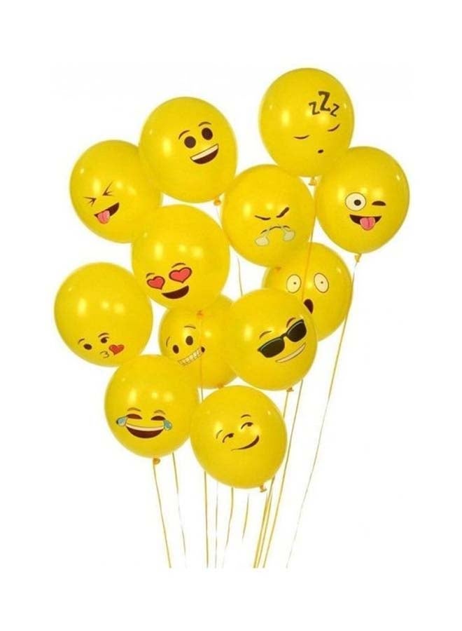 50-Pieces Emoji Balloons  - Image 2