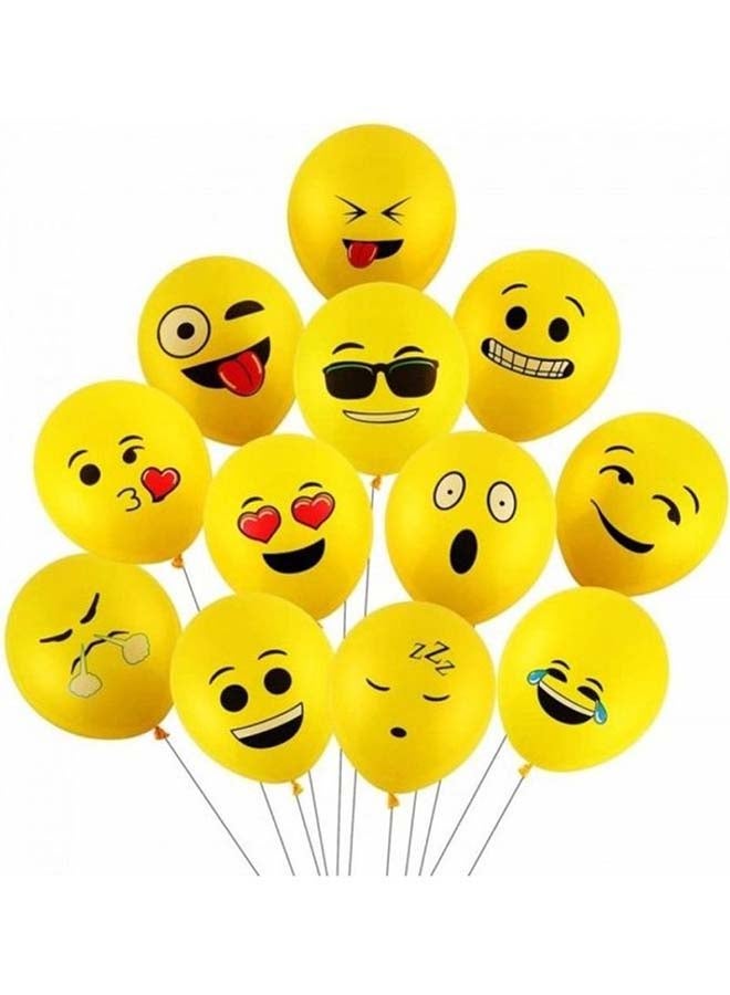50-Pieces Emoji Balloons  - Image 4