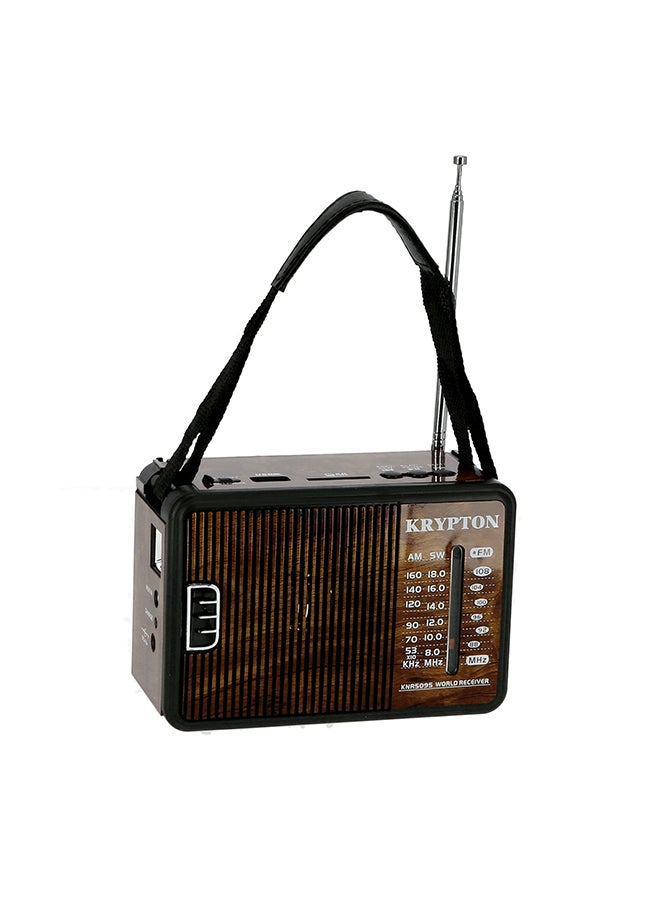 KRYPTON Rechargeable Radio KNR5095 black  - Image 1