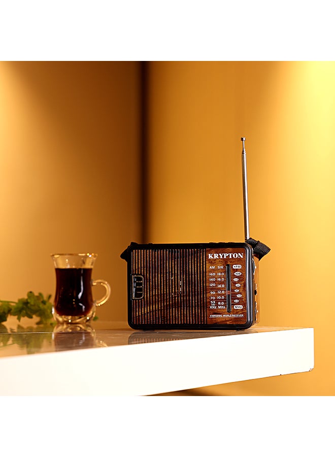 KRYPTON Rechargeable Radio KNR5095 black  - Image 3