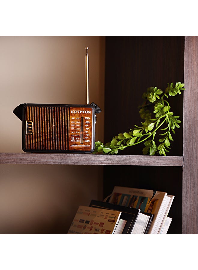 KRYPTON Rechargeable Radio KNR5095 black  - Image 4