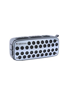 كريبتون مكبر صوت محمول قابل للشحن KNMS6129 فضي  - Image 1