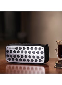 كريبتون مكبر صوت محمول قابل للشحن KNMS6129 فضي  - Image 3