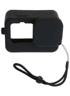 O Ozone Protective Silicone Case For GoPro Hero 9 With Lanyard Strap And Lens Cap Cover Black  - Image 3
