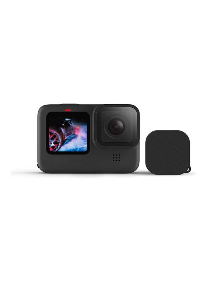 O Ozone Lens Cap Compatible With GoPro Hero 9 Lens Cap with Anti-Drop Built-in Suction Cup Black - Image 1